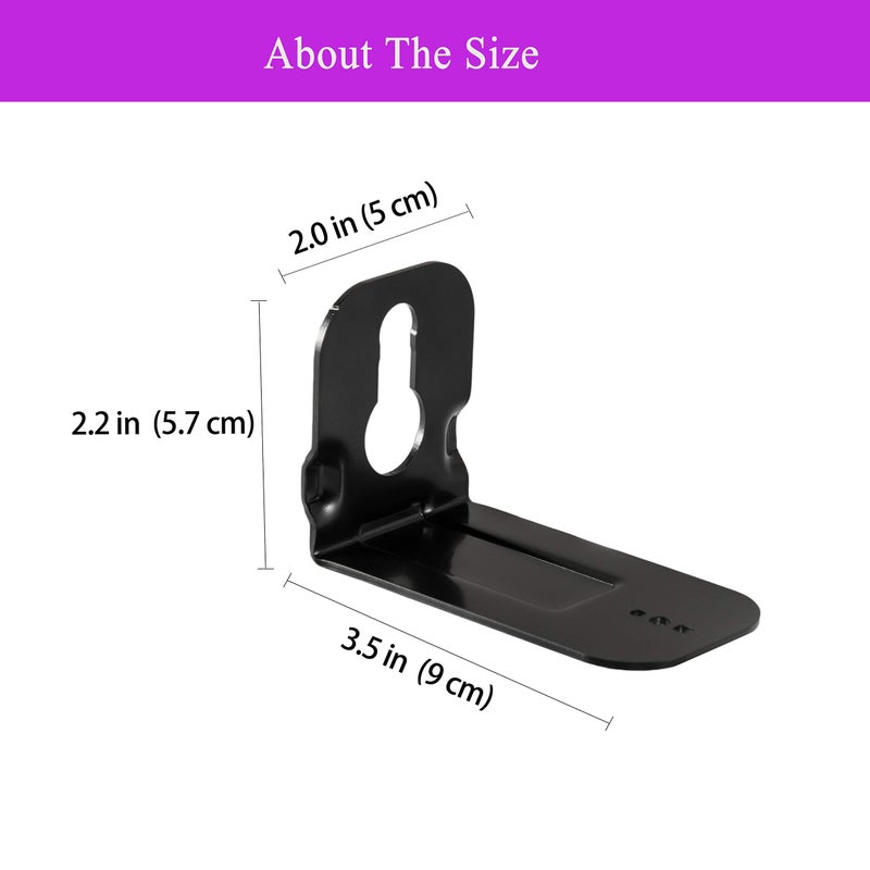 ECLINK Wall Mount Bracket for Samsung Soundbar HW-T510 HW-T450 HW-T550 HW-T650 HW-T410 HW-S60A HW-A550 HW-B450 HW-Q800B HW-Q60R HW-Q70R HW-MS57C HW-MS6500 HW-MS6511 HW-MS660 HW-MS661 HW-H450 HW-J355 HW-J450 - Image 5